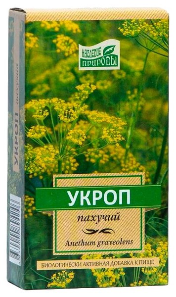 НАСЛЕДИЕ ПРИРОДЫ УКРОП ПАХУЧИЙ РАСТИТЕЛЬНОЕ СЫРЬЕ  50 Г №1