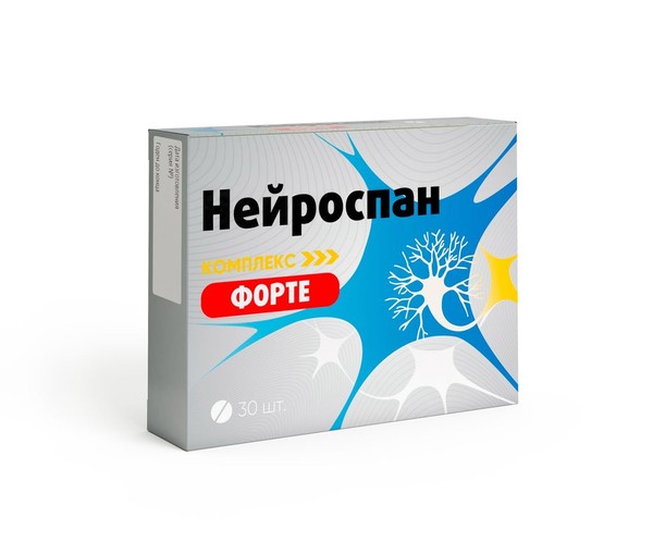 ВИТАМИР НЕЙРОСПАН ФОРТЕ КОМПЛЕКС ДЛЯ НЕРВНЫХ ВОЛОКОН КАПСУЛЫ  420 МГ №30