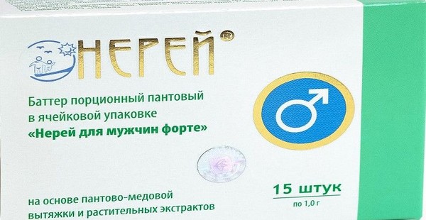 НЕРЕЙ СВЕЧИ ПАНТОВЫЕ ФОРТЕ ДЛЯ МУЖЧИН СУППОЗИТОРИИ РЕКТАЛЬНЫЕ №15