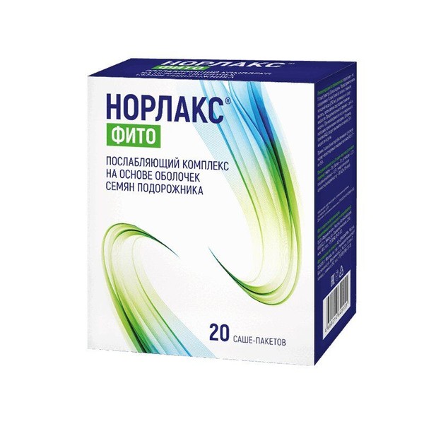 НОРЛАКС ФИТО ПОСЛАБЛЯЮЩИЙ КОМПЛЕКС ПОРОШОК ДЛЯ ПРИГОТОВЛЕНИЯ ОРАЛЬНОГО РАСТВОРА  5 Г №20