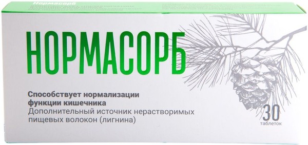 НОРМАСОРБ ТАБЛЕТКИ  500 МГ №30
