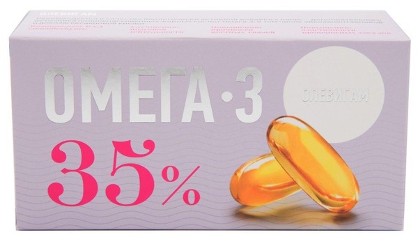 ОЛЕВИГАМ ОМЕГА-3 35% КАПСУЛЫ  1400 МГ №30