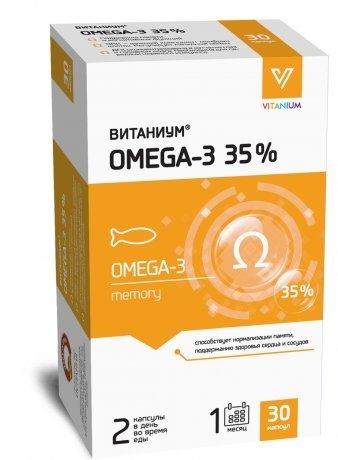 VITANIUM ОМЕГА 3-35% КАПСУЛЫ    №30