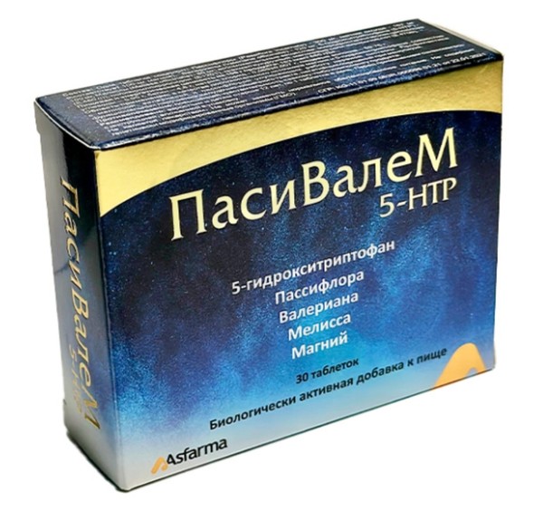 ASFARMA ПАСИВАЛЕМ 5-HTP ТАБЛЕТКИ    №30