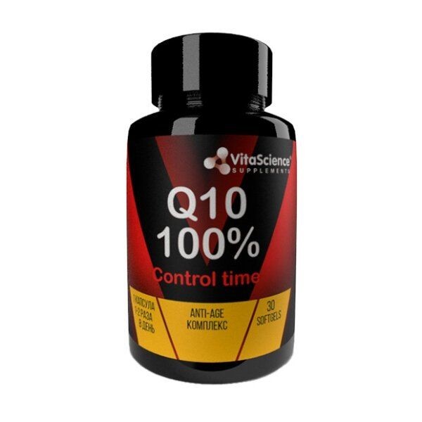 VITALIFE/VITASCIENCE CONTROL TIME КОЭНЗИМ Q10 100% КАПСУЛЫ  790 МГ №30