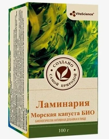 VITALIFE/VITASCIENCE ФИТОЧАЙ ЛАМИНАРИЯ МОРСКАЯ КАПУСТА РАСТИТЕЛЬНОЕ СЫРЬЕ  100 Г №1