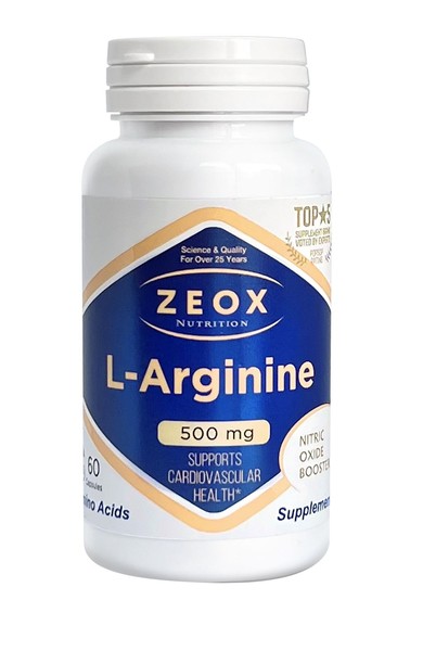 ZEOX NUTRITION L-АРГИНИН КАПСУЛЫ 500 МГ 590 МГ №60