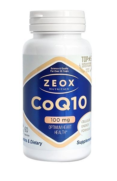 ZEOX NUTRITION КОЭНЗИМ Q10 КАПСУЛЫ 100 МГ 675 МГ №60