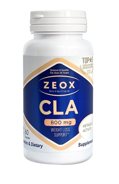 ZEOX NUTRITION CLA КОНЪЮГИРОВАННАЯ ЛИНОЛЕВАЯ КИСЛОТА КАПСУЛЫ  1350 МГ №60