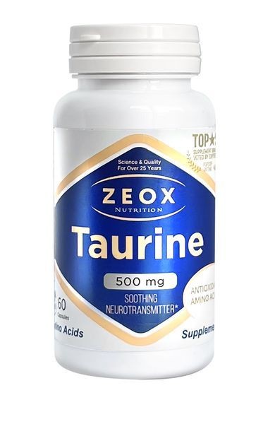 ZEOX NUTRITION ТАУРИН КАПСУЛЫ  950 МГ №60