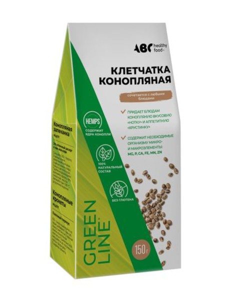 ABC HEALTHY FOOD КЛЕТЧАТКА КОНОПЛЯНАЯ ПОРОШОК  150 Г №1