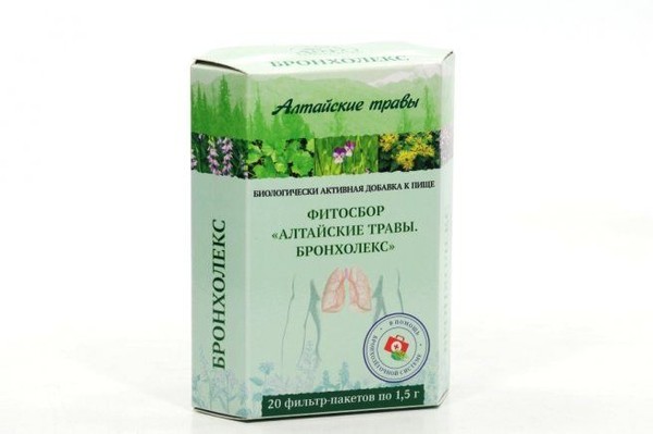БРОНХОЛЕКС АЛТАЙСКИЕ ТРАВЫ ФИТОСБОР  1,5 Г №20
