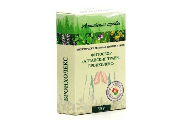 БРОНХОЛЕКС АЛТАЙСКИЕ ТРАВЫ ФИТОСБОР 50 Г №1