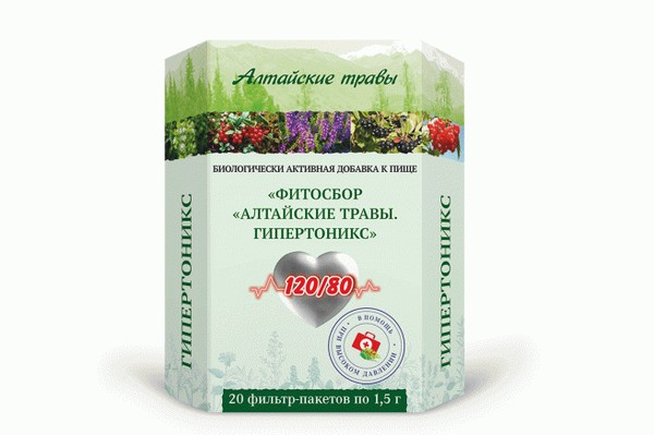 ГИПЕРТОНИКС АЛТАЙСКИЕ ТРАВЫ ФИТОСБОР  1,5 Г №20