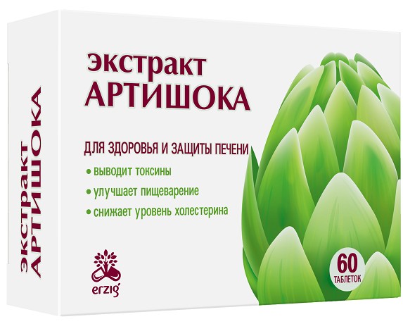 ЭКСТРАКТ АРТИШОКА ТАБЛЕТКИ    №60