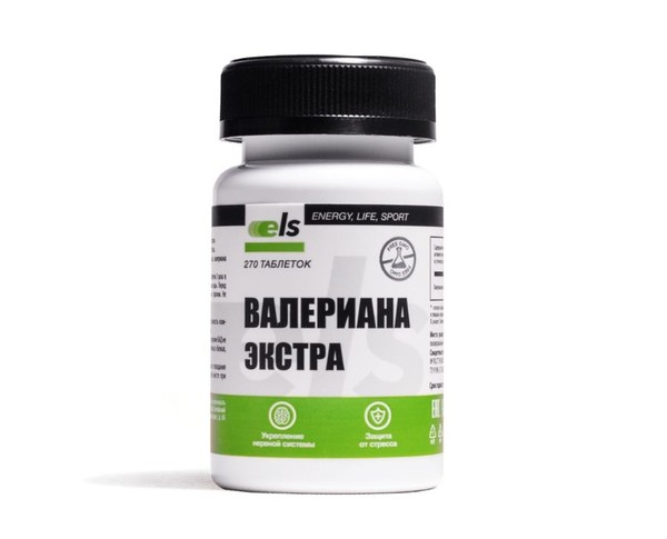ELS/ENERGY LIFE SPORT ВАЛЕРИАНА-ЭКСТРА ТАБЛЕТКИ  200 МГ №270