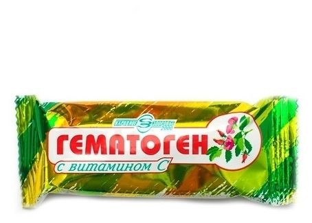 ГЕМАТОГЕН "НАРОДНЫЙ" С ВИТАМИНОМ С ПЛИТКА 35 Г №1