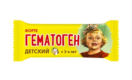 ГЕМАТОГЕН ФОРТЕ ДЕТСКИЙ ПЛИТКА  25 Г №1