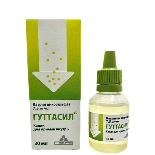 MIOPHARM ГУТТАСИЛ КАПЛИ ДЛЯ ПРИЕМА ВНУТРЬ 7,5 МГ/1 МЛ 30 МЛ №1
