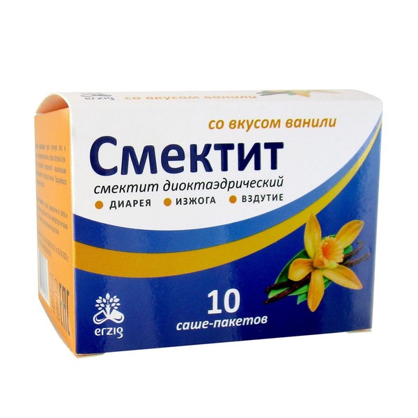 СМЕКТИТ ПОРОШОК ДЛЯ ПРИГОТОВЛЕНИЯ СУСПЕНЗИИ ДЛЯ ПРИЕМА ВНУТРЬ [ВАНИЛЬНЫЙ]  5 Г №10