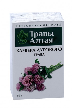 АЛТАЙ ТРАВЫ АЛТАЯ КЛЕВЕРА ЛУГОВОГО ТРАВА ФИТОЧАЙ  50 Г №1