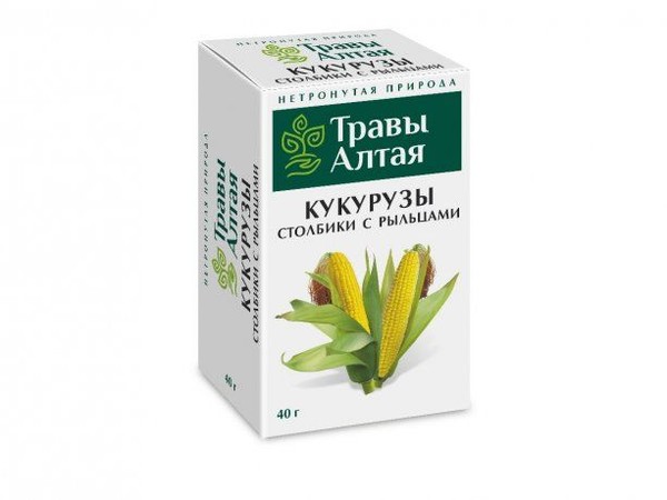 АЛТАЙ ТРАВЫ АЛТАЯ КУКУРУЗЫ СТОЛБИКИ С РЫЛЬЦАМИ ФИТОЧАЙ  40 Г №1