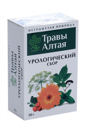 ТРАВЫ АЛТАЯ УРОЛОГИЧЕСКИЙ СБОР СБОР РАСТИТЕЛЬНЫЙ 50 Г №1