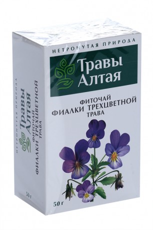 АЛТАЙ ТРАВЫ АЛТАЯ ФИТОЧАЙ ФИАЛКИ ТРЕХЦВЕТНОЙ ТРАВА СЫРЬЕ РАСТИТЕЛЬНОЕ ИЗМЕЛЬЧЕННОЕ 50 Г №1