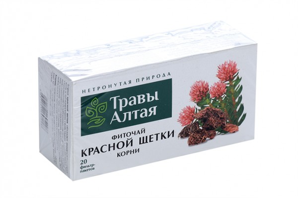 АЛТАЙ ТРАВЫ АЛТАЯ КРАСНАЯ ЩЕТКА КОРНИ ФИТОЧАЙ  1,5 Г №20