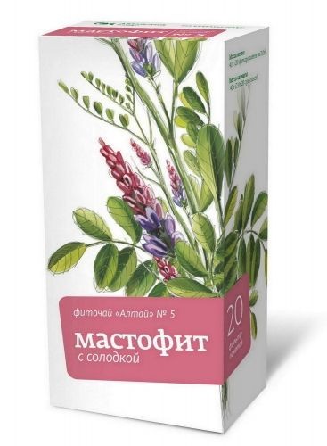 АЛТАЙ №5 (МАСТОФИТ С СОЛОДКОЙ) ЧАЙНЫЙ НАПИТОК  2 Г №20