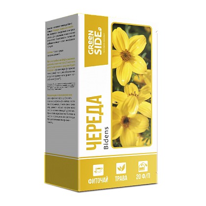 GREEN SIDE ЧЕРЕДА ТРАВА ФИТОЧАЙ 1,5 Г №20