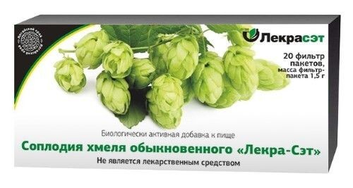 ХМЕЛЯ СОПЛОДИЯ ФИТОЧАЙ  1,5 Г №20