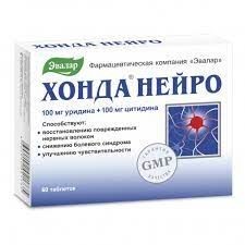 ЭВАЛАР ХОНДА НЕЙРО ТАБЛЕТКИ  0,6 Г №60
