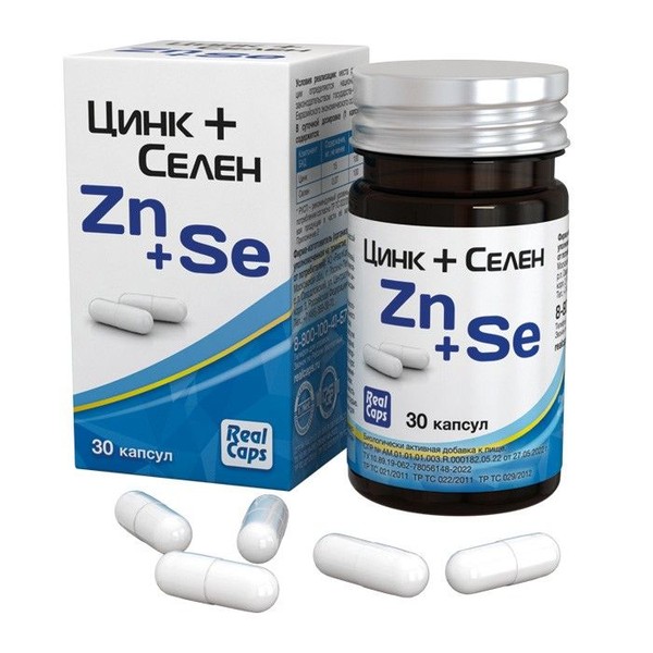 REALCAPS ЦИНК+СЕЛЕН (ZN+SE) КАПСУЛЫ  315 МГ №30