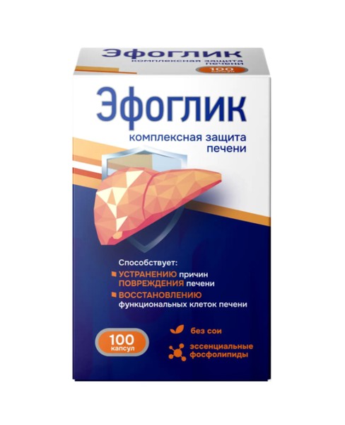 ЭФОГЛИК КАПСУЛЫ  455 МГ №100