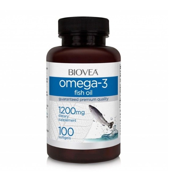 BIOVEA ОМЕГА-3 КАПСУЛЫ 1200 МГ   №100