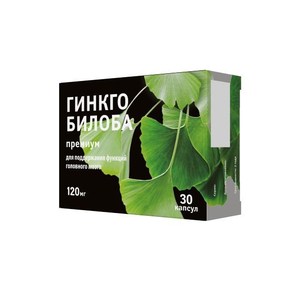 ГИНКГО БИЛОБА ПРЕМИУМ КАПСУЛЫ  320 МГ №30