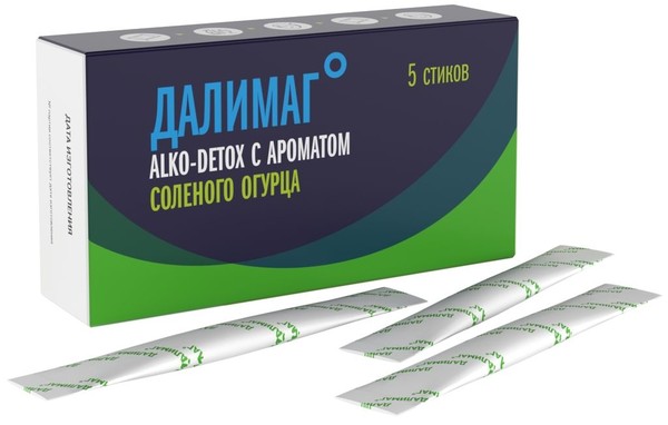 ДАЛИМАГ АЛКО ДЕТОКС С АРОМАТОМ СОЛЕНОГО ОГУРЦА ПОРОШОК ДЛЯ ПРИЕМА ВНУТРЬ    №5
