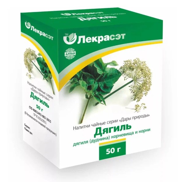 ДЯГИЛЬ КОРНИ И КОРНЕВИЩА ЧАЙНЫЙ НАПИТОК  50 Г №1