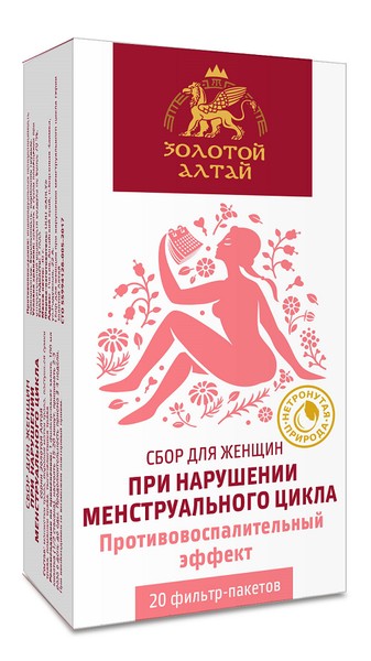 ФР-ЗОЛОТОЙ АЛТАЙ СБОР ДЛЯ ЖЕНЩИН ПРИ НАРУШЕНИИ МЕНСТРУАЛЬНОГО ЦИКЛА ФИТОСБОР  1,5 Г №20