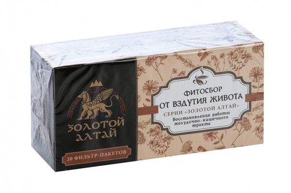 ФР-ЗОЛОТОЙ АЛТАЙ СБОР ОТ ВЗДУТИЯ ЖИВОТА ФИТОСБОР  1,5 Г №20