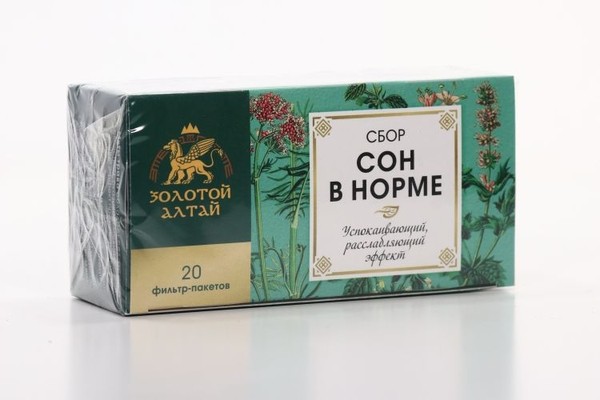 ФР-ЗОЛОТОЙ АЛТАЙ СБОР СОН В НОРМЕ ФИТОСБОР  1,5 Г №20