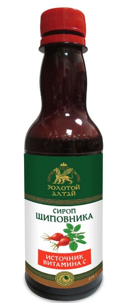 ФР-ЗОЛОТОЙ АЛТАЙ ШИПОВНИКА СИРОП  275 Г №1
