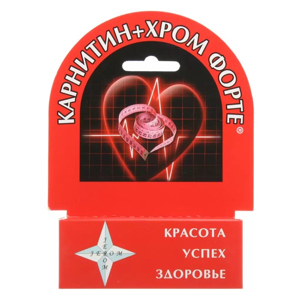 КАРНИТИН + ХРОМ ФОРТЕ ТАБЛЕТКИ  350 МГ №30