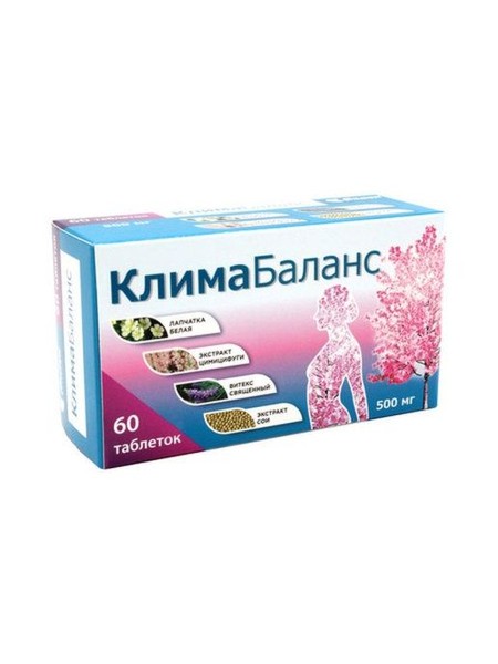 КЛИМАБАЛАНС ТАБЛЕТКИ  0,5 Г №60