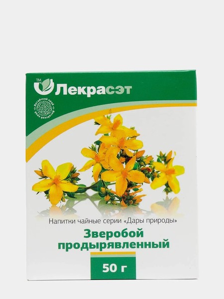 ЗВЕРОБОЙ ПРОДЫРЯВЛЕННЫЙ ПЛЮС ЛЕКРА-СЭТ СЫРЬЕ РАСТИТЕЛЬНОЕ ИЗМЕЛЬЧЕННОЕ  50 Г №1