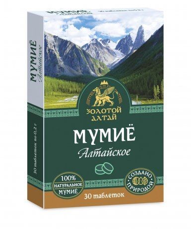 ФР-ЗОЛОТОЙ АЛТАЙ МУМИЁ АЛТАЙСКОЕ ТАБЛЕТКИ 0,2 Г №30
