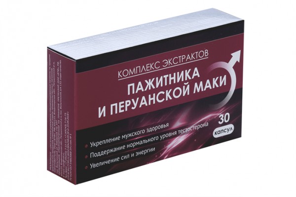 ВТФ КОМПЛЕКС ЭКСТРАКТОВ ПАЖИТНИКА И ПЕРУАНСКОЙ МАКИ КАПСУЛЫ  505 МГ №30