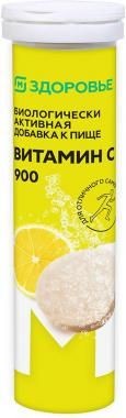 МАГНИТ ЗДОРОВЬЕ ВИТАМИН C ТАБЛЕТКИ ШИПУЧИЕ 900 МГ 3,5 Г №20