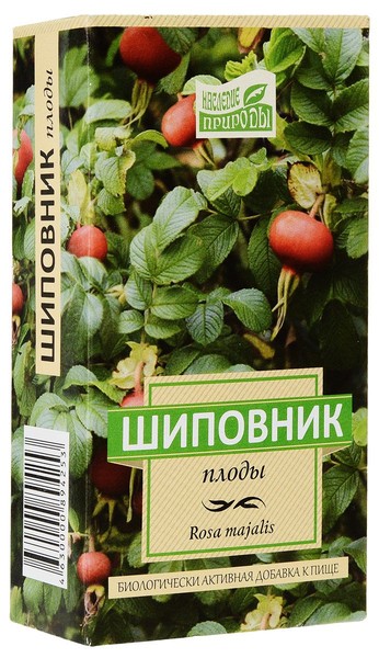 НАСЛЕДИЕ ПРИРОДЫ ШИПОВНИКА ПЛОДЫ РАСТИТЕЛЬНОЕ СЫРЬЕ  50 Г №1